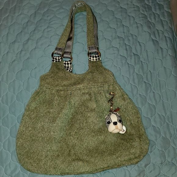 RARE Fuzzy Couture Boston Terrier Purse Vintage - Picture 4 of 6